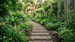 Unohda betoni ja kivilaatoitus: yksinkertainen, laudoista ja putkista tehty polku näyttää paljon paremmalta